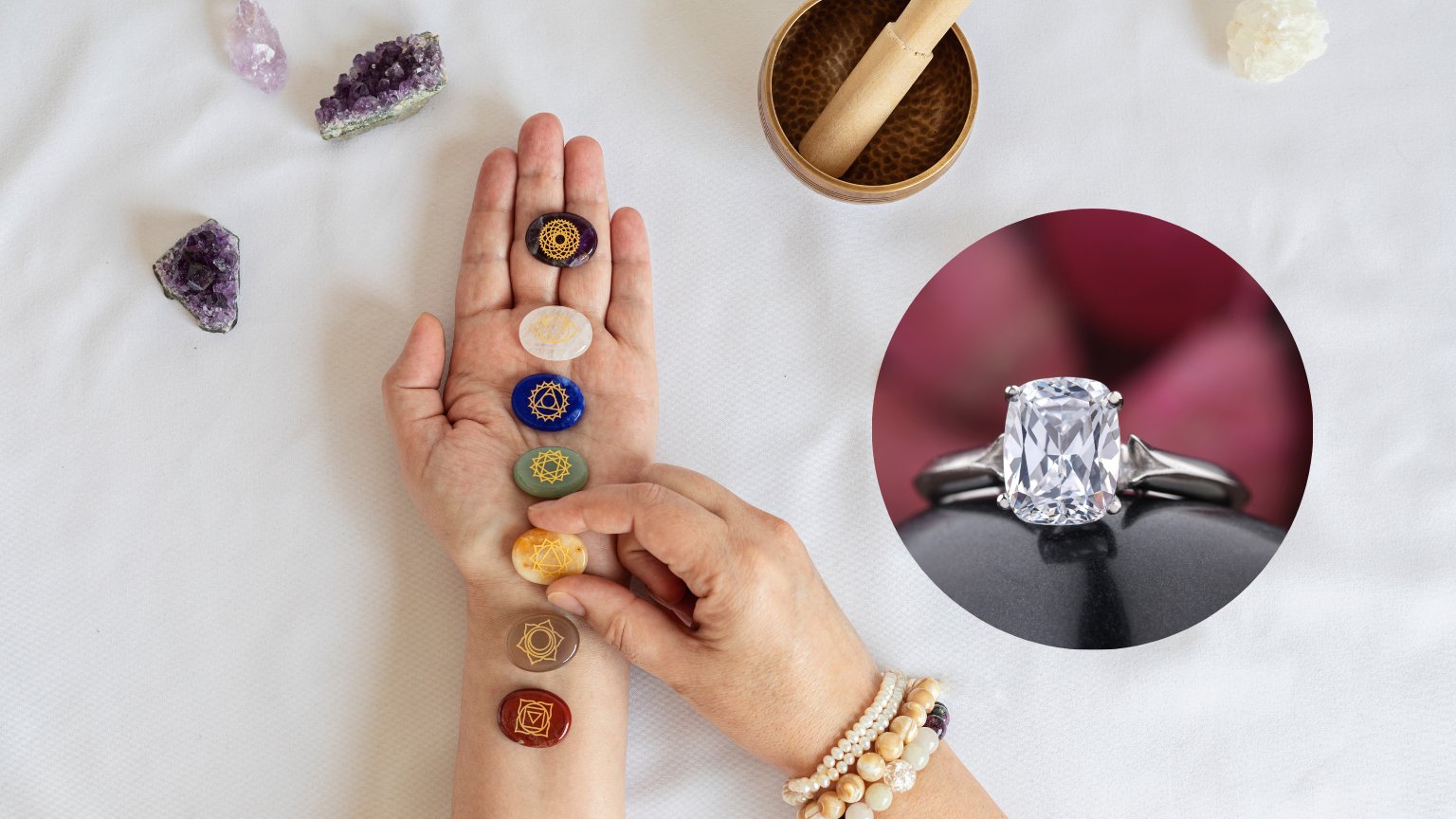 Joyería Artesanal con Piedras Energéticas y Anillos de Compromiso