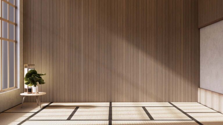 Espacio decorado con estilo minimalista cálido y luz natural, ideal para inspiración en decoración de interiores moderna