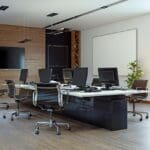 Diseño de interiores personalizado en un espacio moderno que combina funcionalidad y estilo para viviendas y negocios