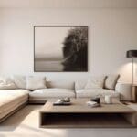 Interior de vivienda moderna con diseño de lujo, materiales nobles y luz suave que transmite calma y orden en la rutina diaria.