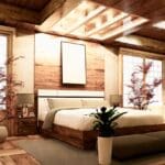 Tendencias de interiorismo en Madrid para 2025 con materiales sostenibles, iluminación cálida y espacios personalizados.