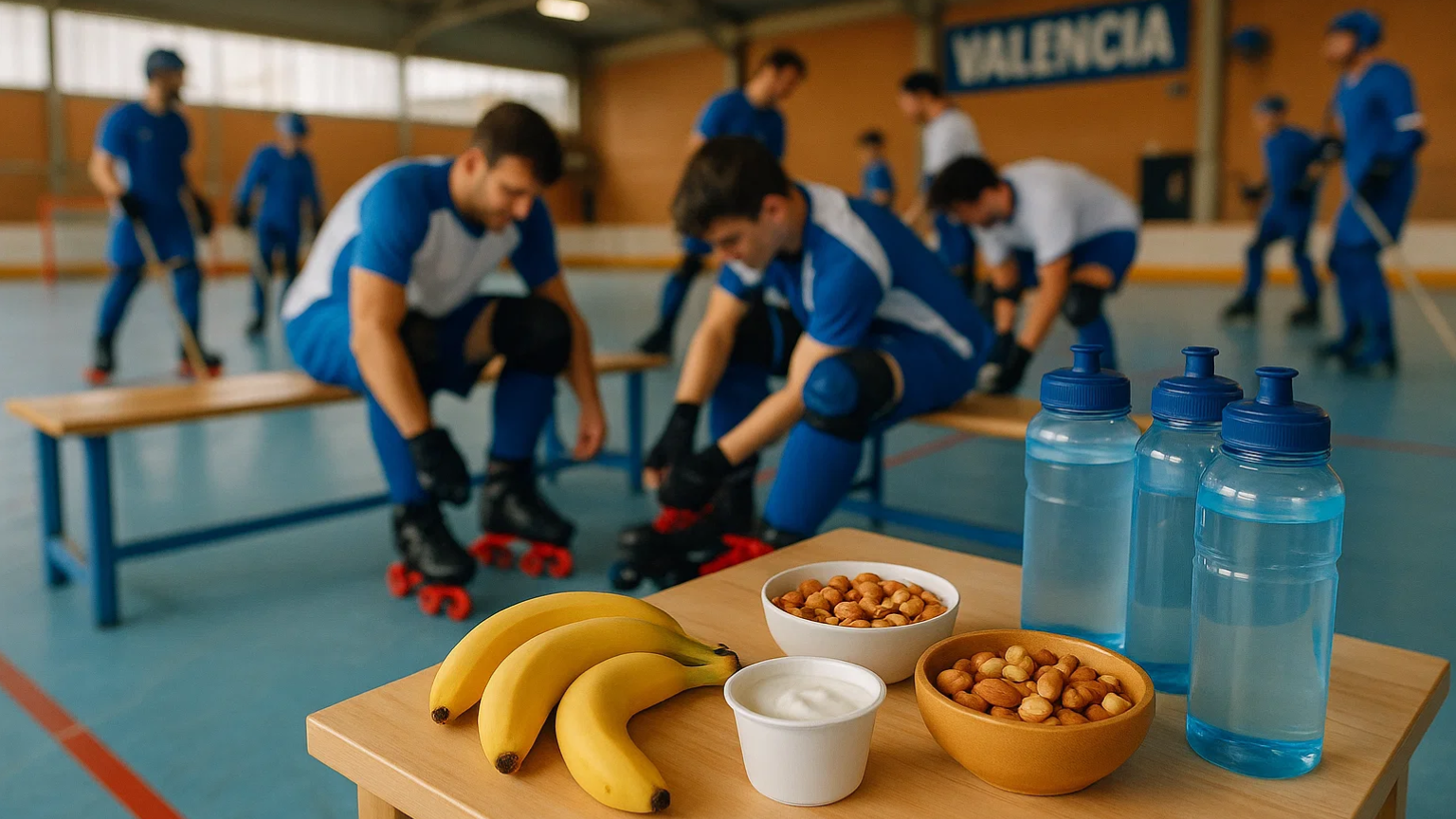 Qué comer antes y después del entrenamiento de hockey en patines