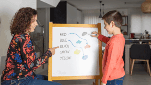 Sesión educativa en clases de inglés enfocada en mejorar la lectura en inglés.
