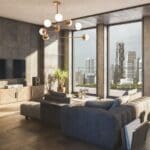 Decoración consciente y funcional en un hogar moderno con armonía visual y distribución equilibrada.