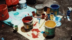 Herramientas esenciales para aplicar pintura comprada online.