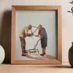 Regalo creativo y personalizado con arte hecho a mano único y auténtico