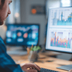 Flujo de trabajo sobre cómo automatizar el marketing de una empresa con CRM, correos automáticos y herramientas digitales conectadas.