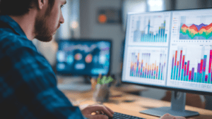 Flujo de trabajo sobre cómo automatizar el marketing de una empresa con CRM, correos automáticos y herramientas digitales conectadas.