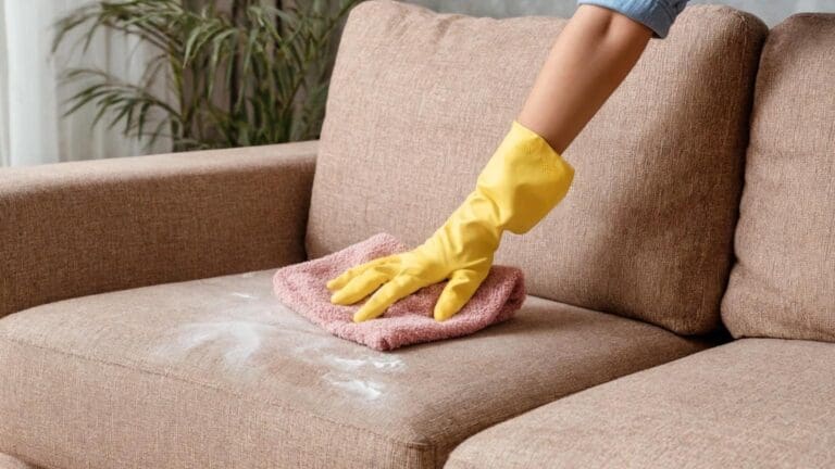 limpieza de sofás realizada de forma manual para mantener la higiene del hogar