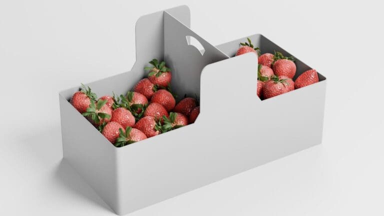 Envases reutilizables para productos frescos frente a cajas de cartón en logística alimentaria