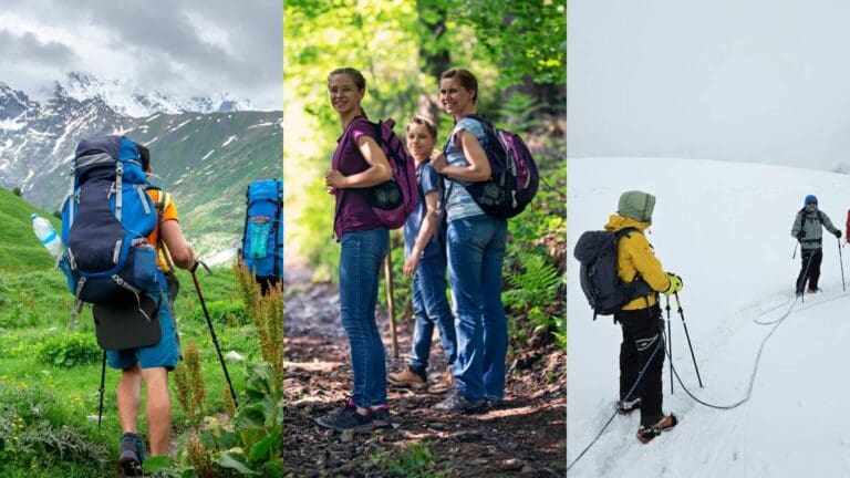 Diferencia entre trekking, senderismo y alpinismo en montaña