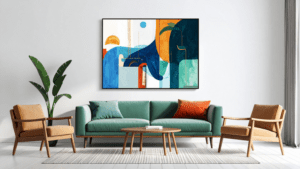 Cuadros para salón, ¿cómo elegir el ideal para tu casa?
