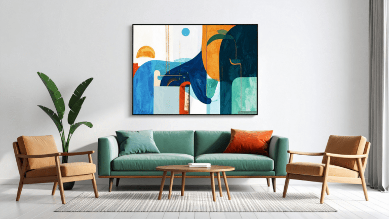 Cuadros para salón, ¿cómo elegir el ideal para tu casa?
