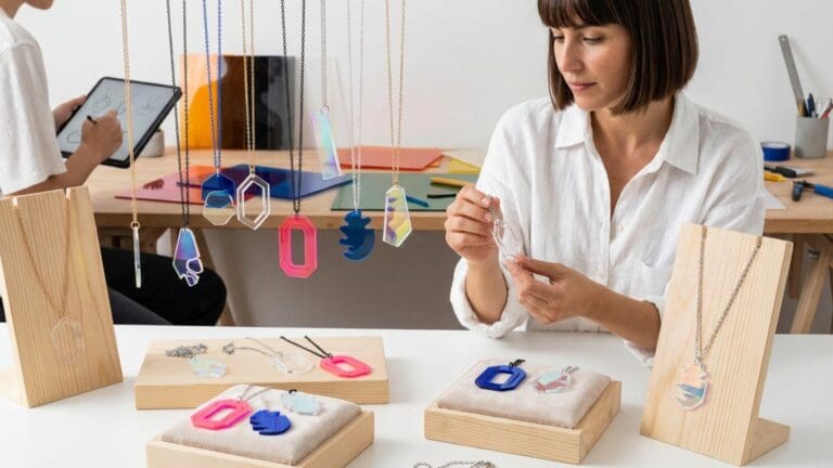 ¿Qué son los colgantes de metacrilato y por qué son tendencia?