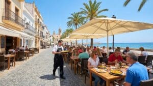 El restaurante español en Sitges: una experiencia culinaria superior