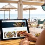 ¿Qué ofrece la nueva web de un restaurante de playa a sus visitantes?