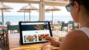 ¿Qué ofrece la nueva web de un restaurante de playa a sus visitantes?