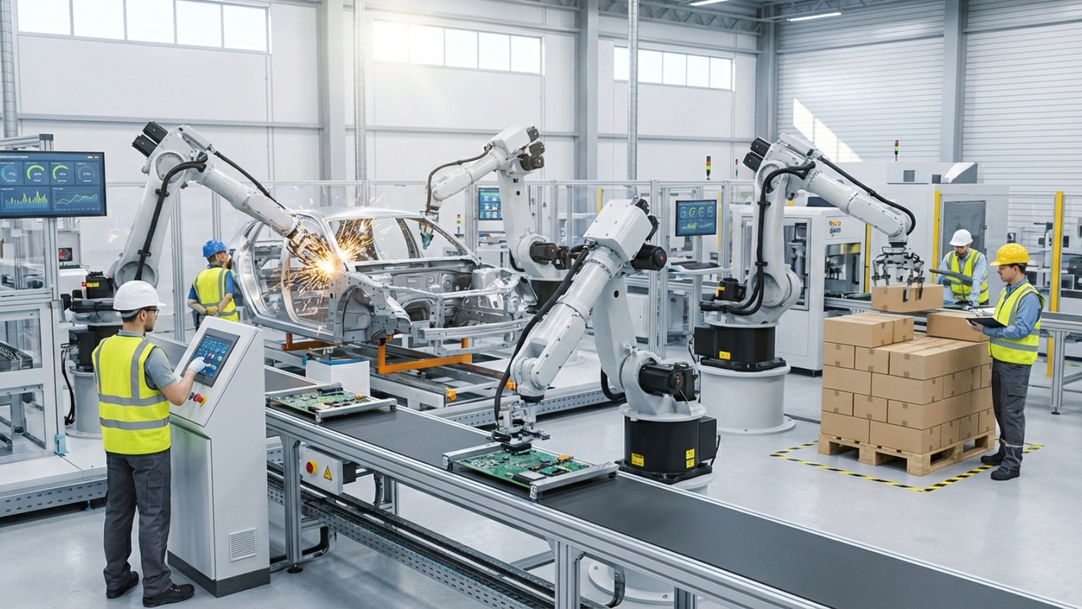 ¿Qué es la robótica industrial y cómo transforma la producción actual?