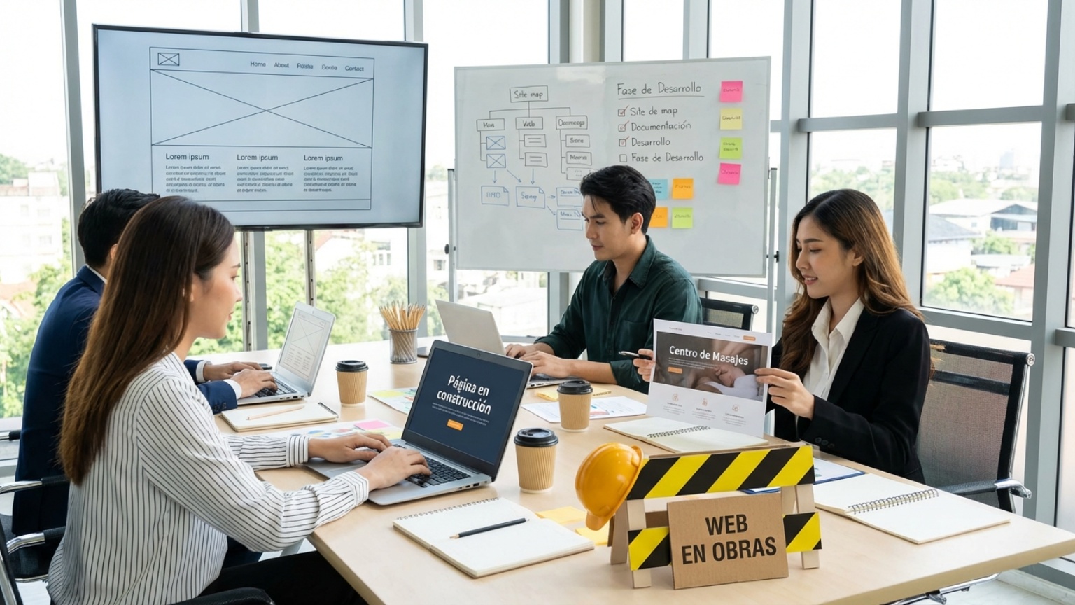 ¿Qué significa que se está realizando la web?