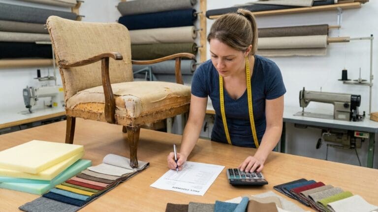 ¿Qué es un presupuesto de tapicería y cómo se calcula?