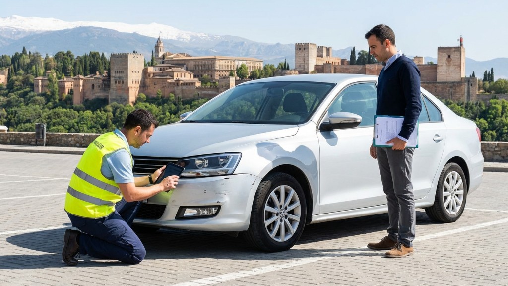 Perito de coches en Granada: preparación y proceso