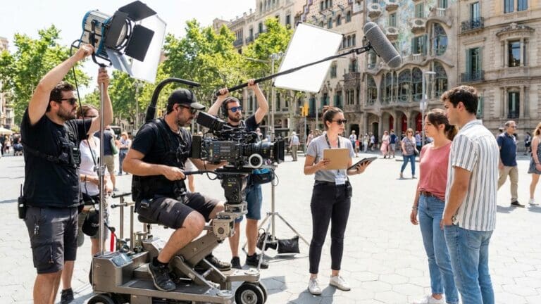 Productora audiovisual en Barcelona: preparación para tu proyecto.