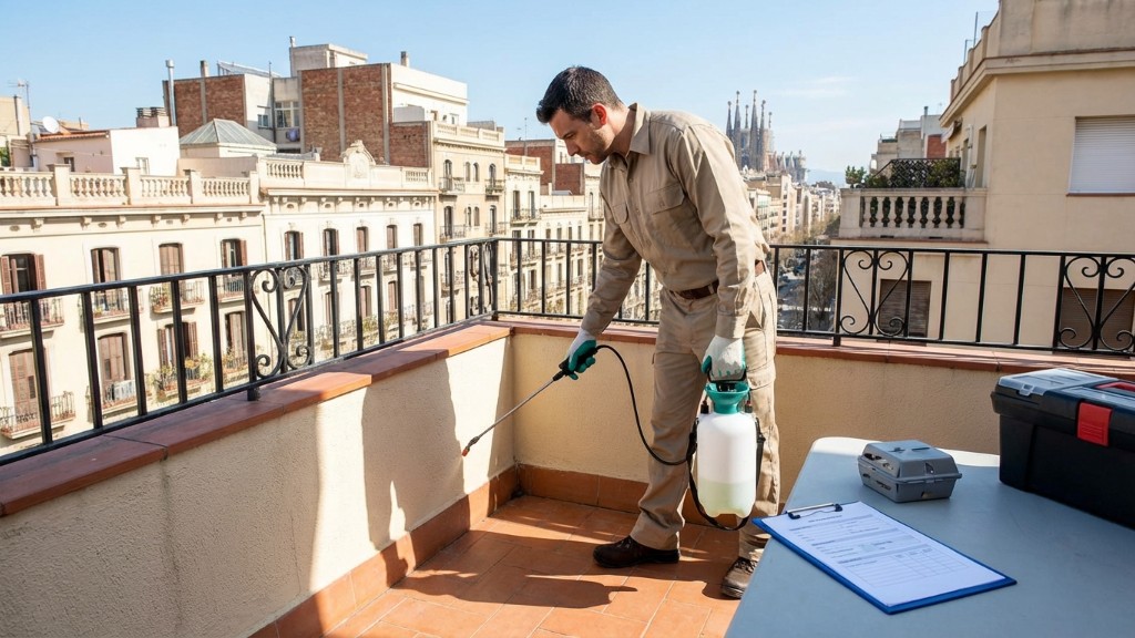 Control de plagas en Barcelona: preparación y acción