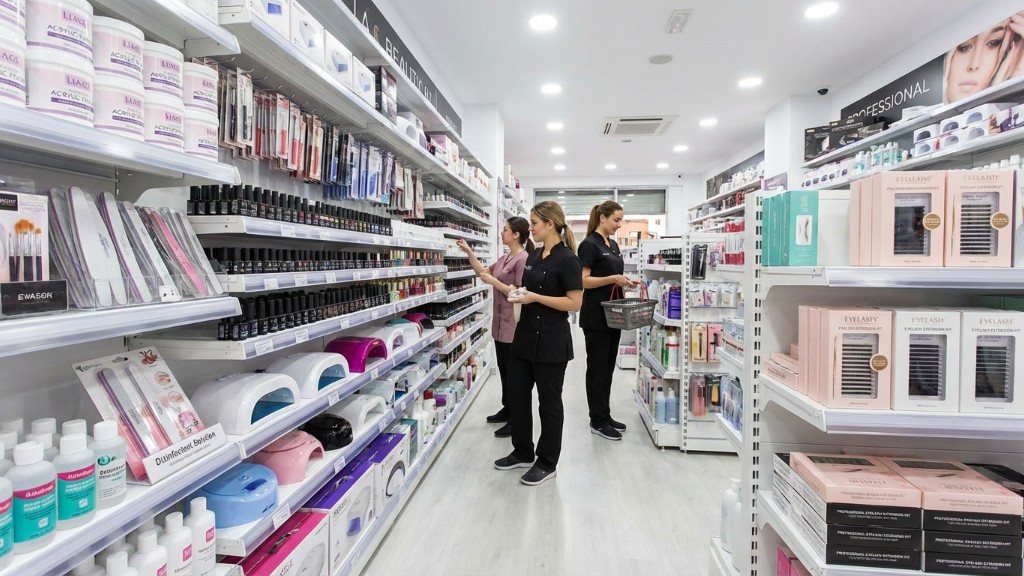 Material de manicura y extensiones de pestañas profesionales en Madrid