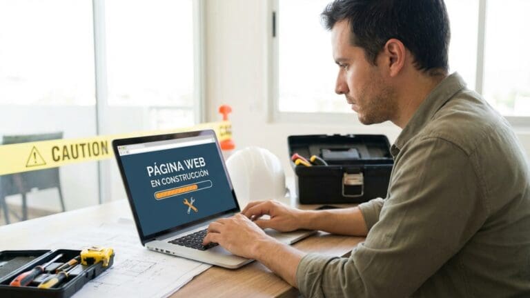 ¿Qué significa cuando la web está en construcción?