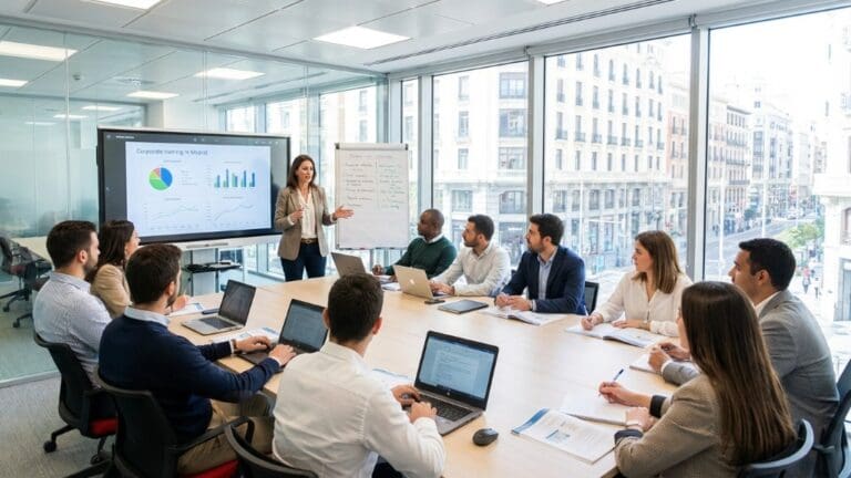 Formación empresarial en Madrid: preparación y acción