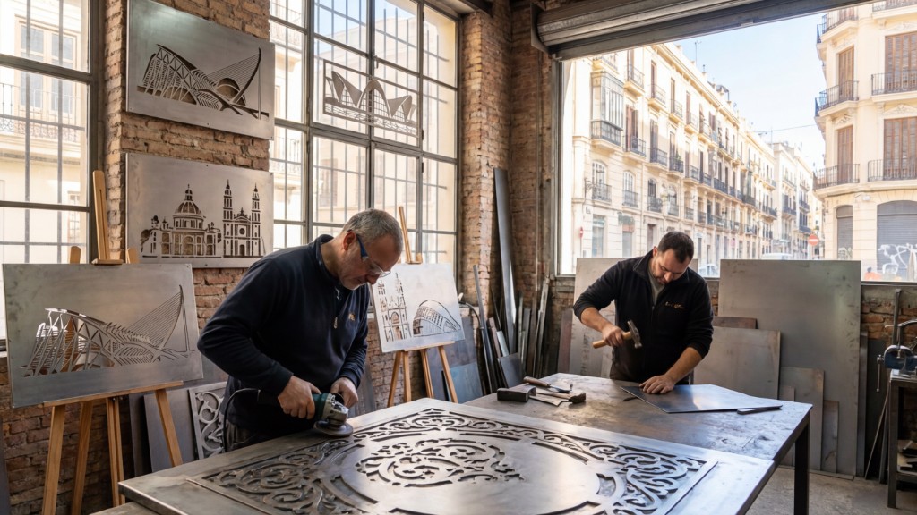 Cuadros metálicos decorativos en Valencia: tu arte en acero
