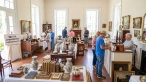 ¿Qué es una venta open house de antigüedades y cómo participar?