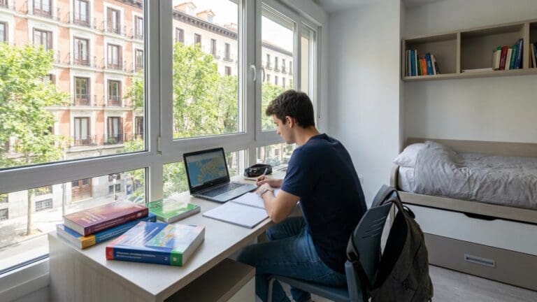 ¿Qué considerar al buscar habitaciones para estudiantes en Madrid?