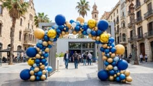 ¿Qué son los arreglos con globos en Barcelona?