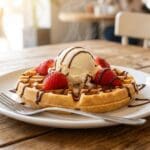 ¿Qué son los gofres con helado y por qué gustan tanto?