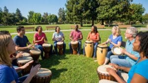 ¿Qué son los círculos de percusión y cómo se desarrollan?