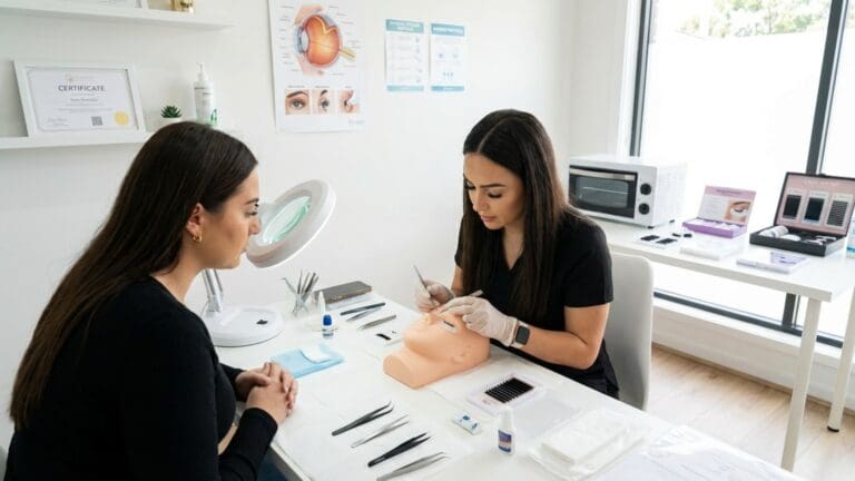 ¿Qué considerar al elegir un curso de extensiones de pestañas?