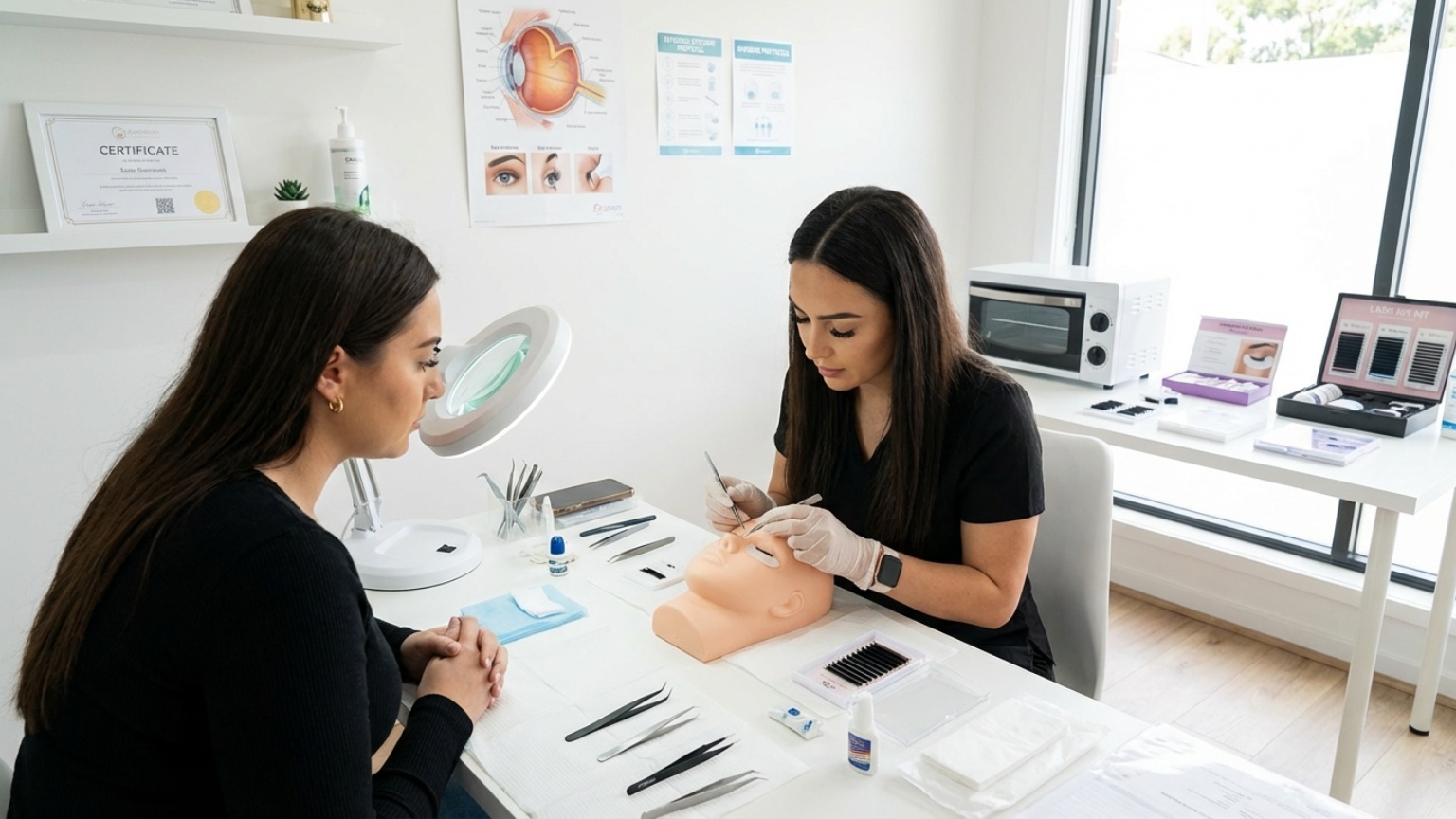 ¿Qué considerar al elegir un curso de extensiones de pestañas?