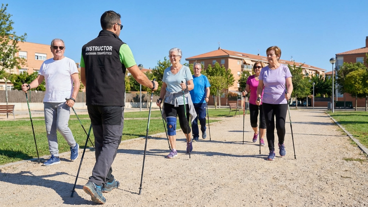 ¿Qué son los programas de marcha nórdica terapéutica y para qué sirven?