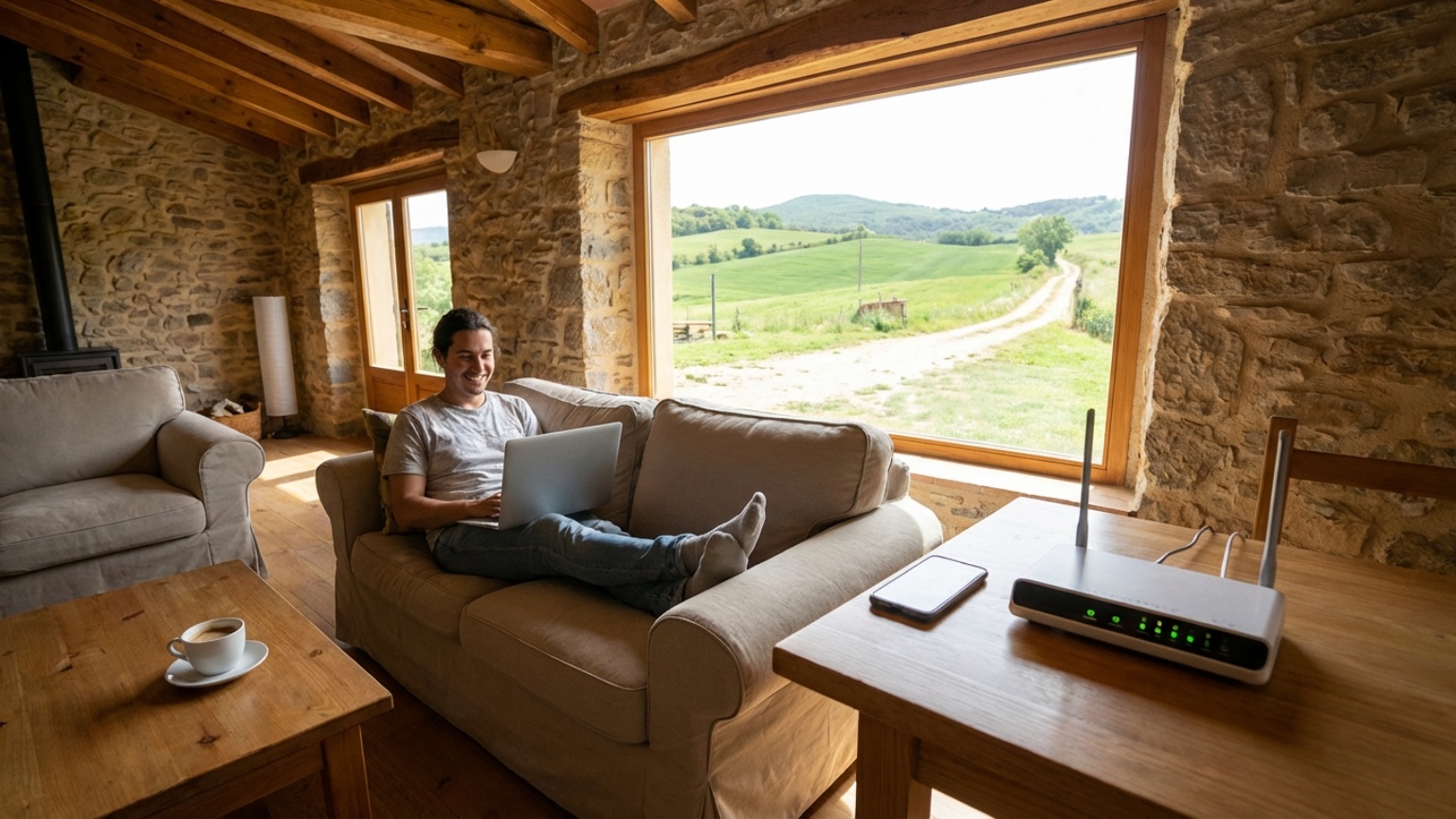 ¿Qué significa tener una casa rural con wifi para tus vacaciones?