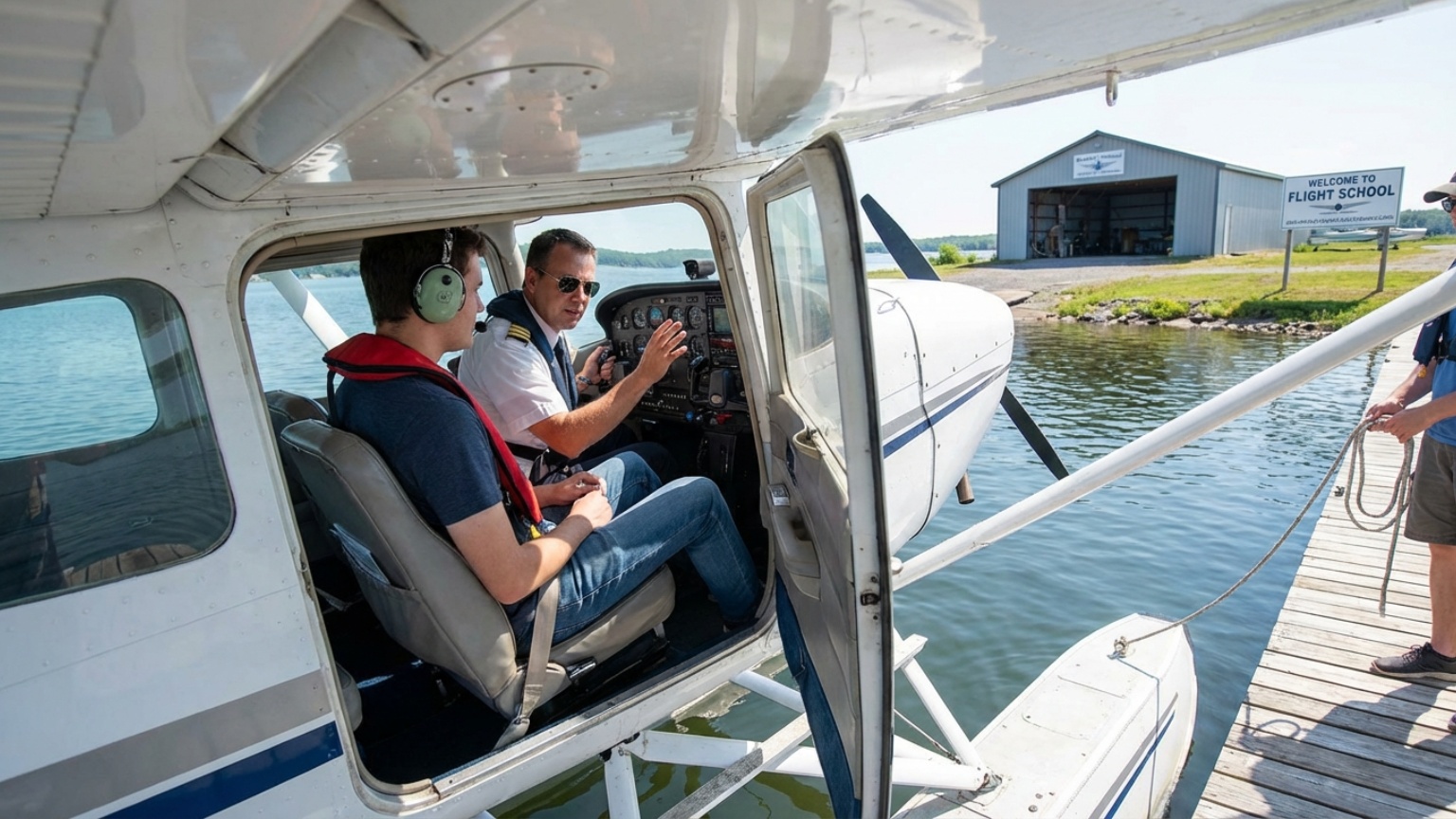 ¿Qué es un curso de piloto de hidroavión y cómo se obtiene la licencia?