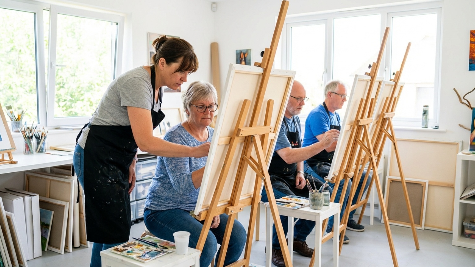 ¿Qué son los cursos de arte intensivos y cuál es su valor para los artistas?