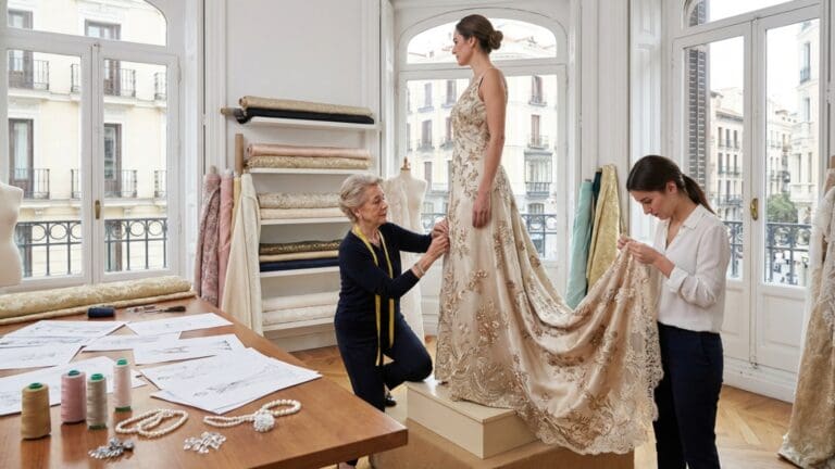 ¿Qué define a los vestidos de alta costura en Madrid?