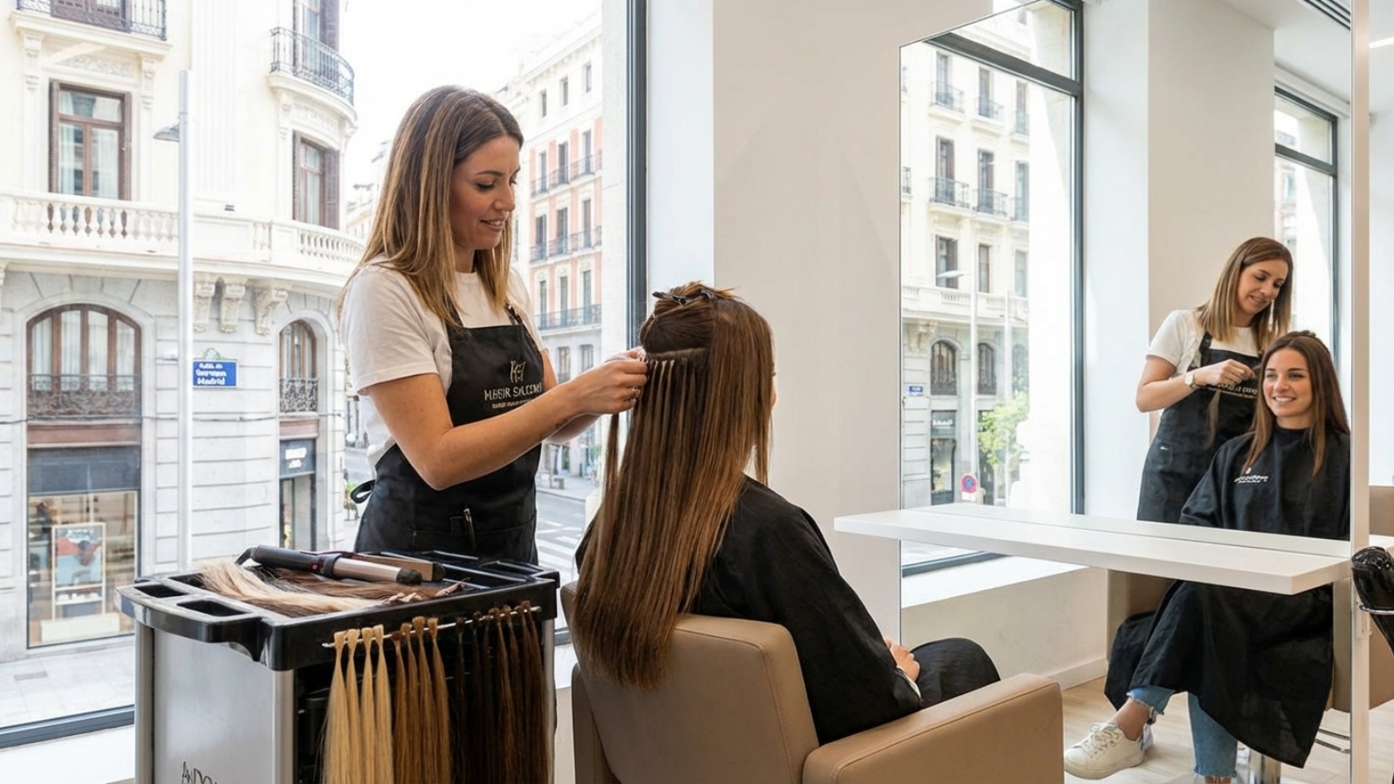 ¿Qué son las extensiones de pelo y por qué son populares en Madrid?
