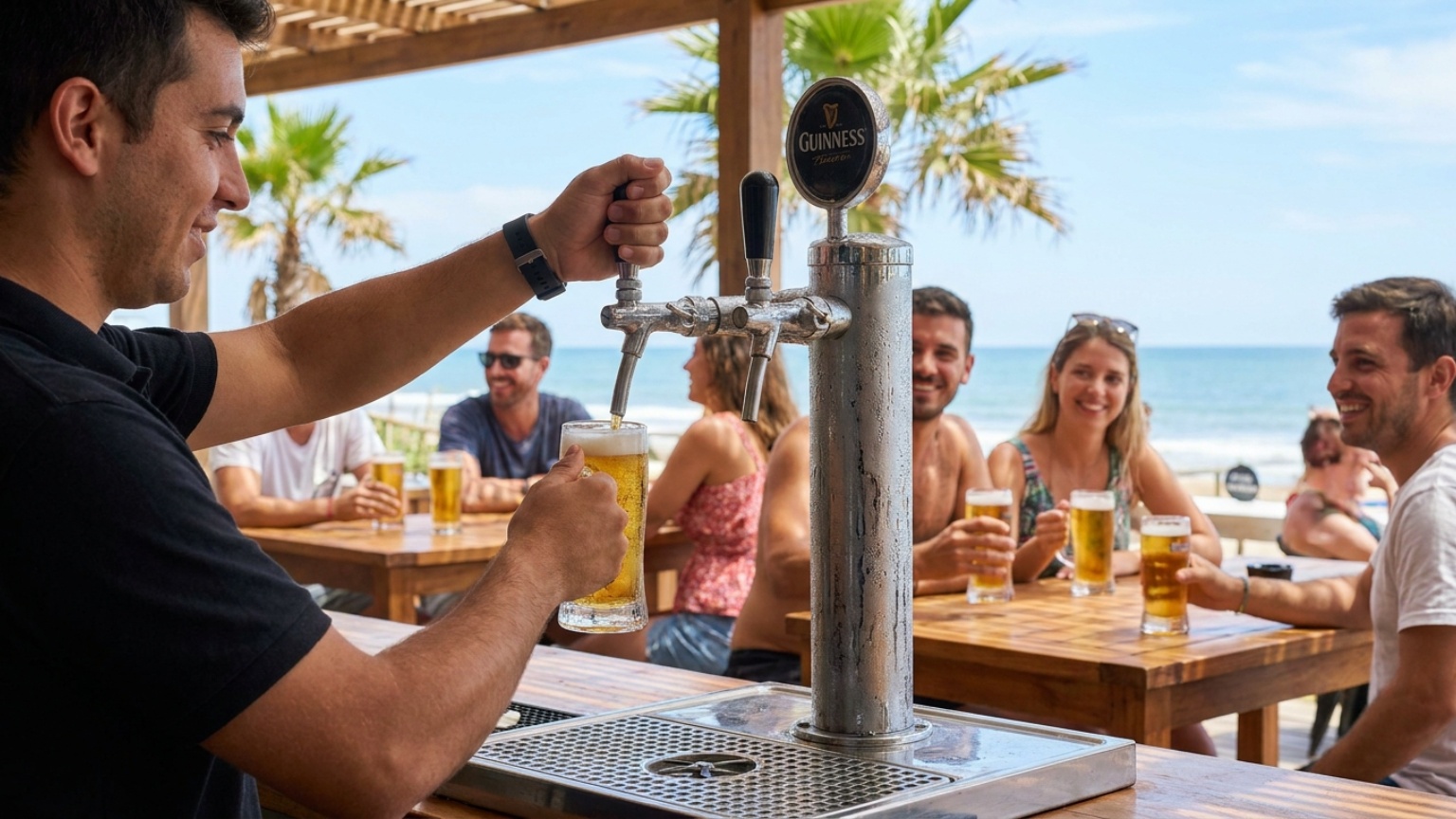 ¿Qué es la cerveza tirada en Costa Esmeralda y por qué es tan popular?