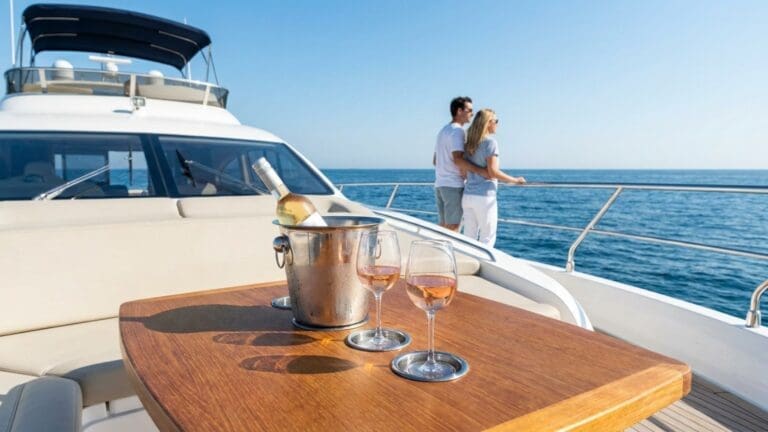 ¿Qué hace a los vinos para yates diferentes de los de tierra?