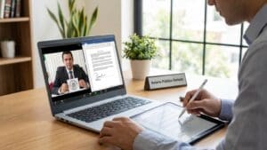 ¿Qué es la notarización remota online y cómo funciona?