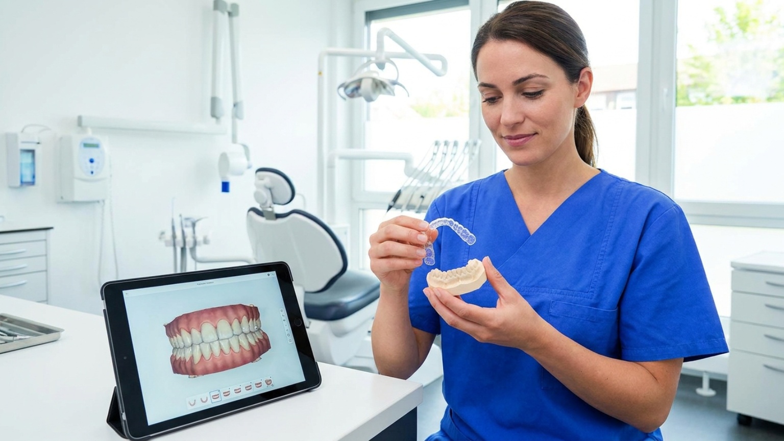 ¿Qué son los alineadores invisibles y cómo pueden corregir la posición de los dientes?