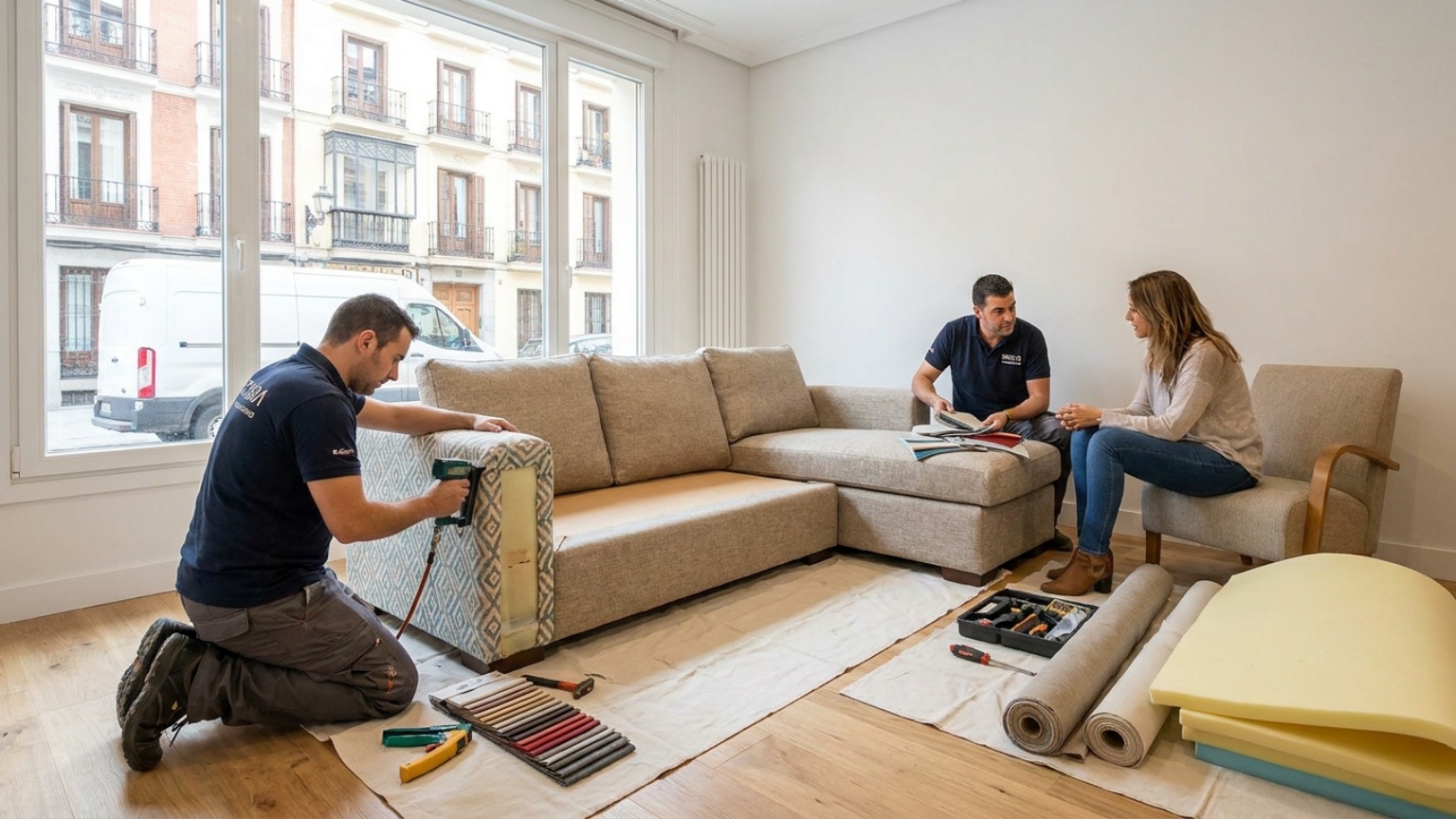 ¿Qué es la tapicería a domicilio en Madrid y cómo funciona este servicio?