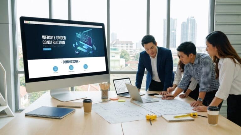 ¿Qué significa una web en construcción para un proyecto profesional?